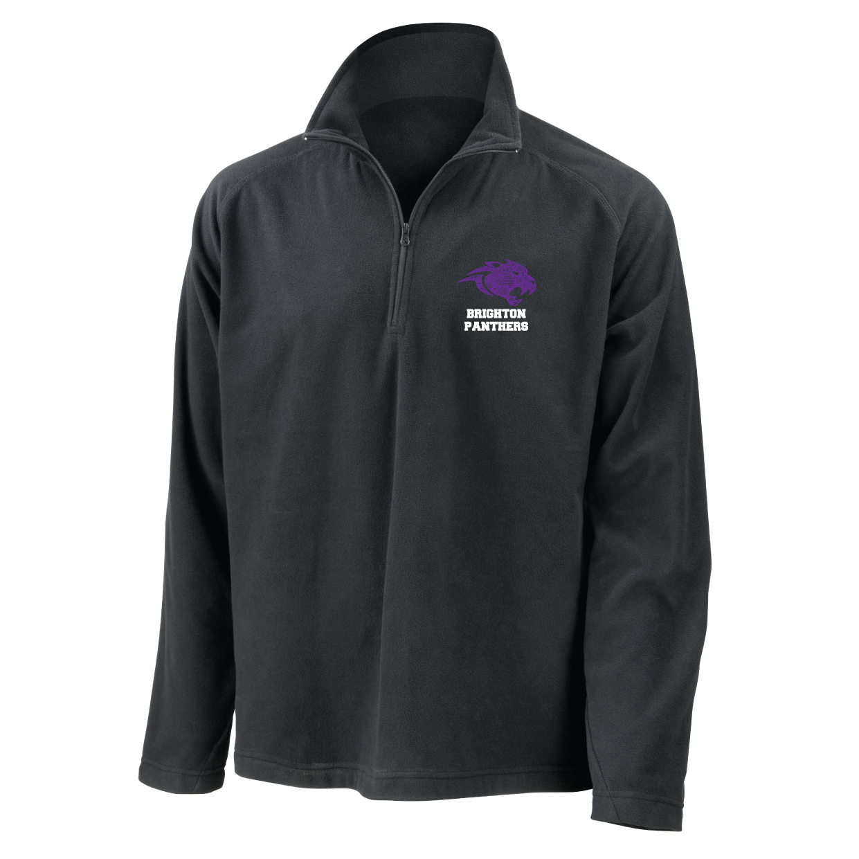 Brighton Panthers - 1/4 Zip Core Fleece - Black