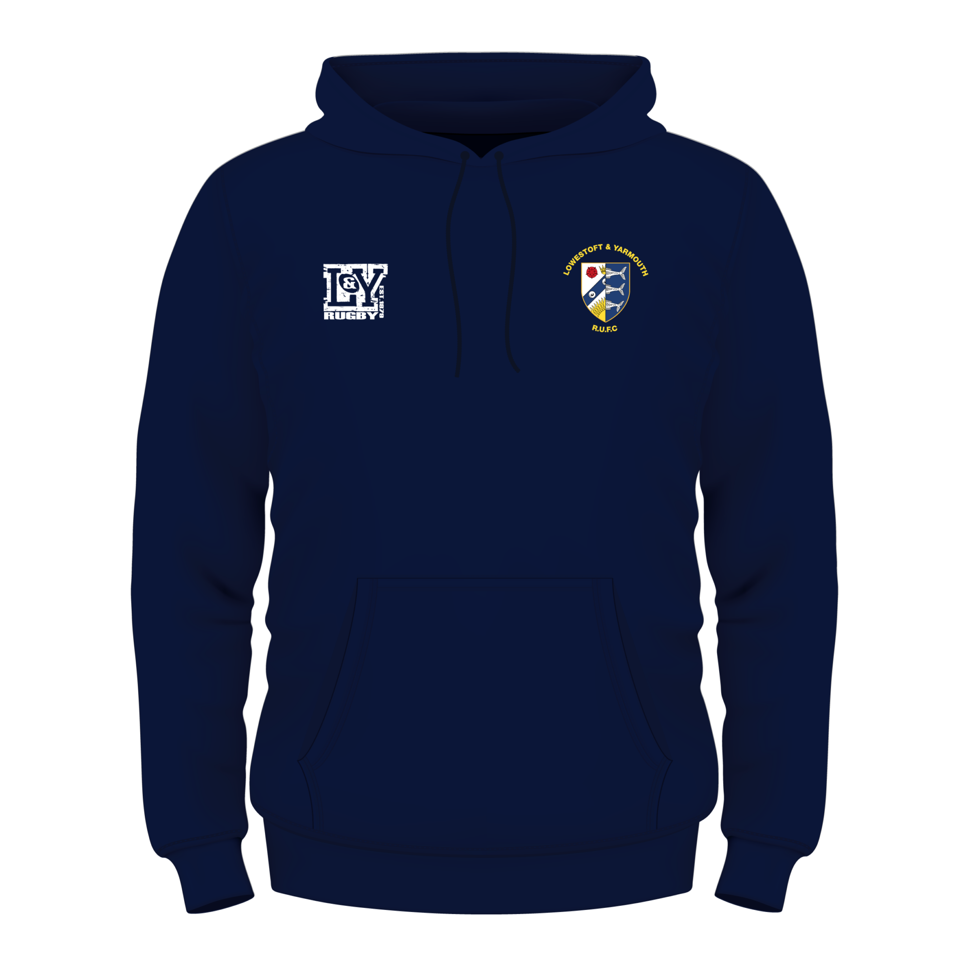 L&Y Rugby - Classic Hoodie - Navy (Youth Sizes only)
