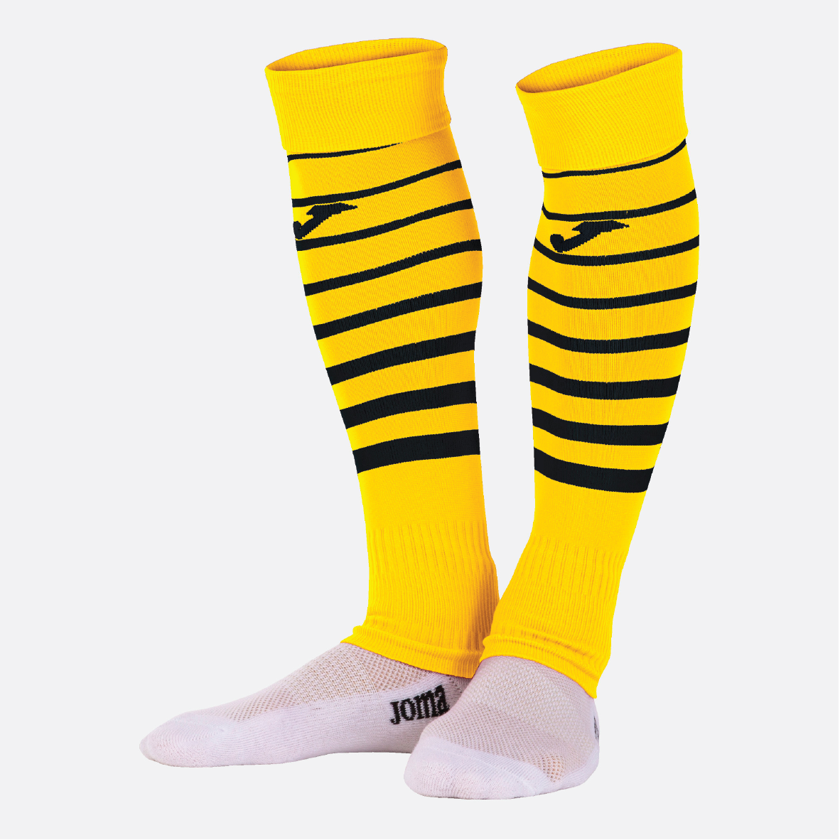 Dussindale & Hellesdon Rovers FC - Joma Premier II Away Footless Socks - Yellow/Black