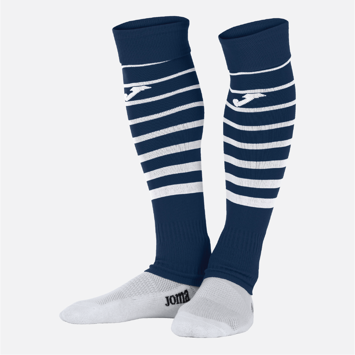 Dussindale & Hellesdon Rovers FC - Joma Premier II Home Footless Socks - Navy/White