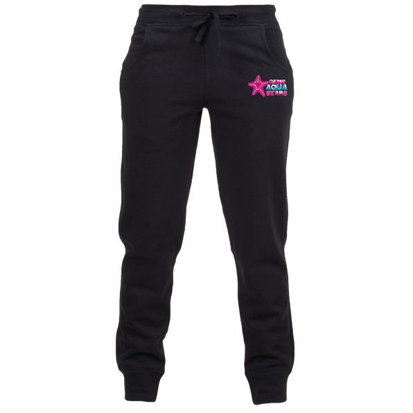 Gems AquaStars - Kids Slim Cuffed Joggers - Black