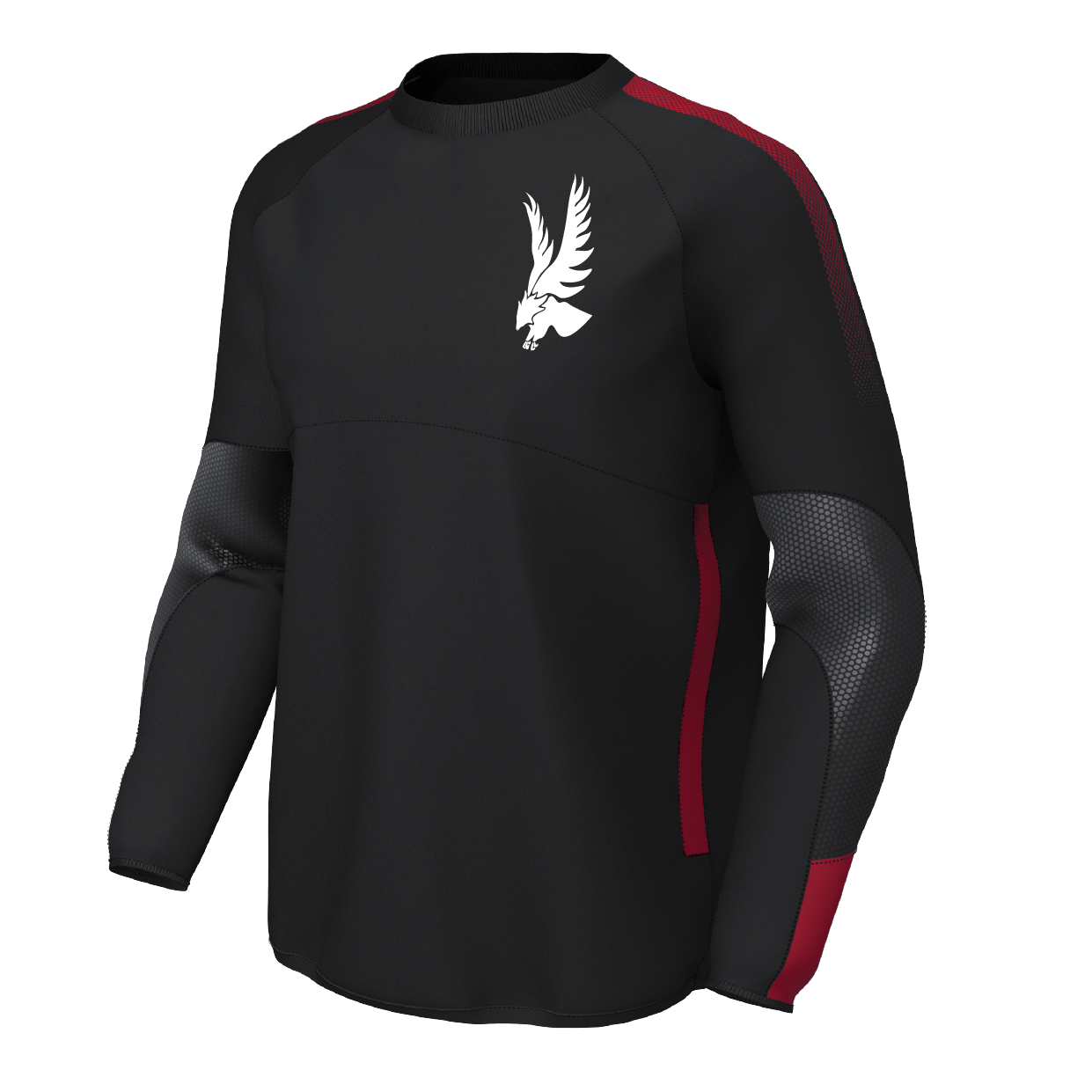 Hawks Ultimate - EDGE Contact Top - Black/Red