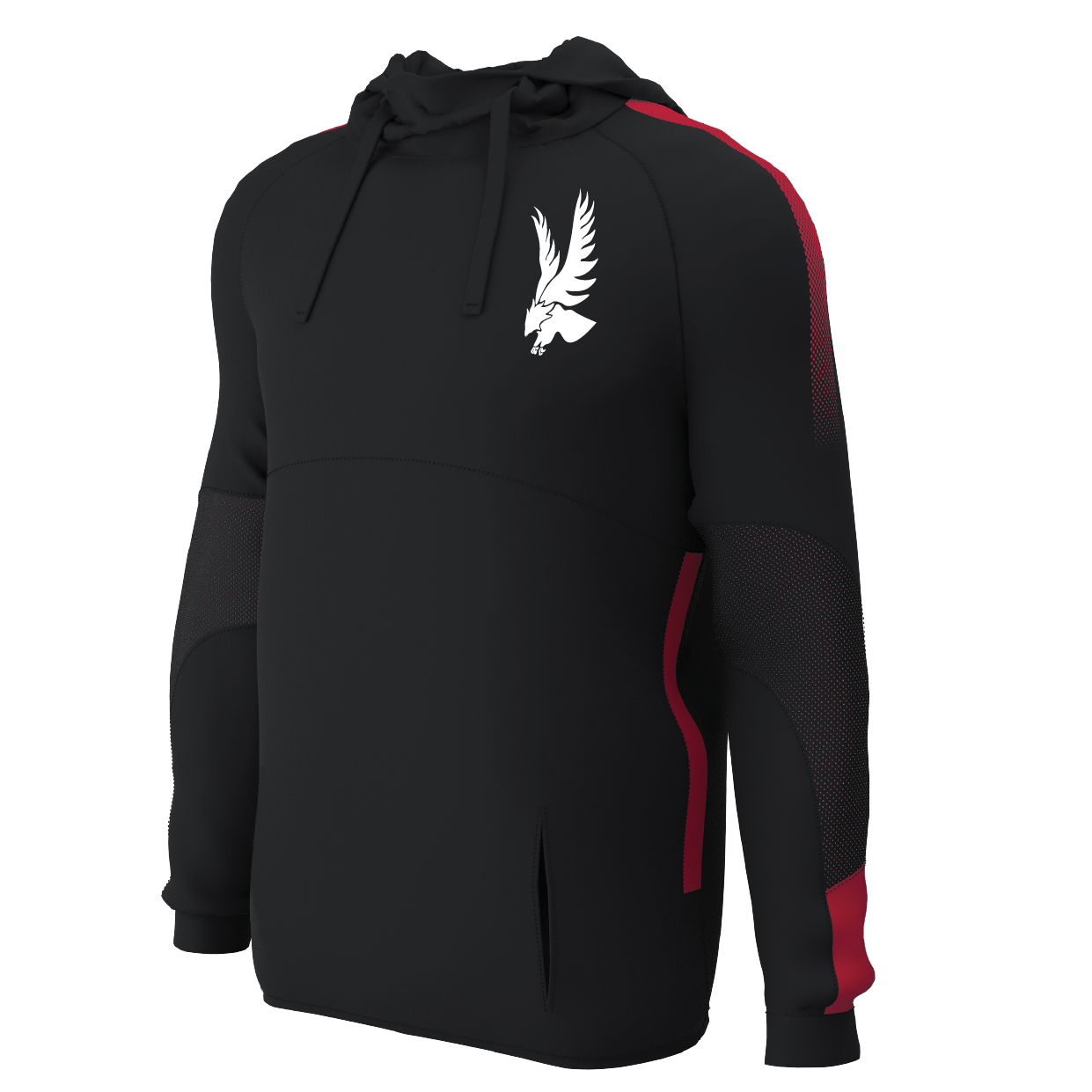 Hawks Ultimate - EDGE Pro Hoodie - Black/Red