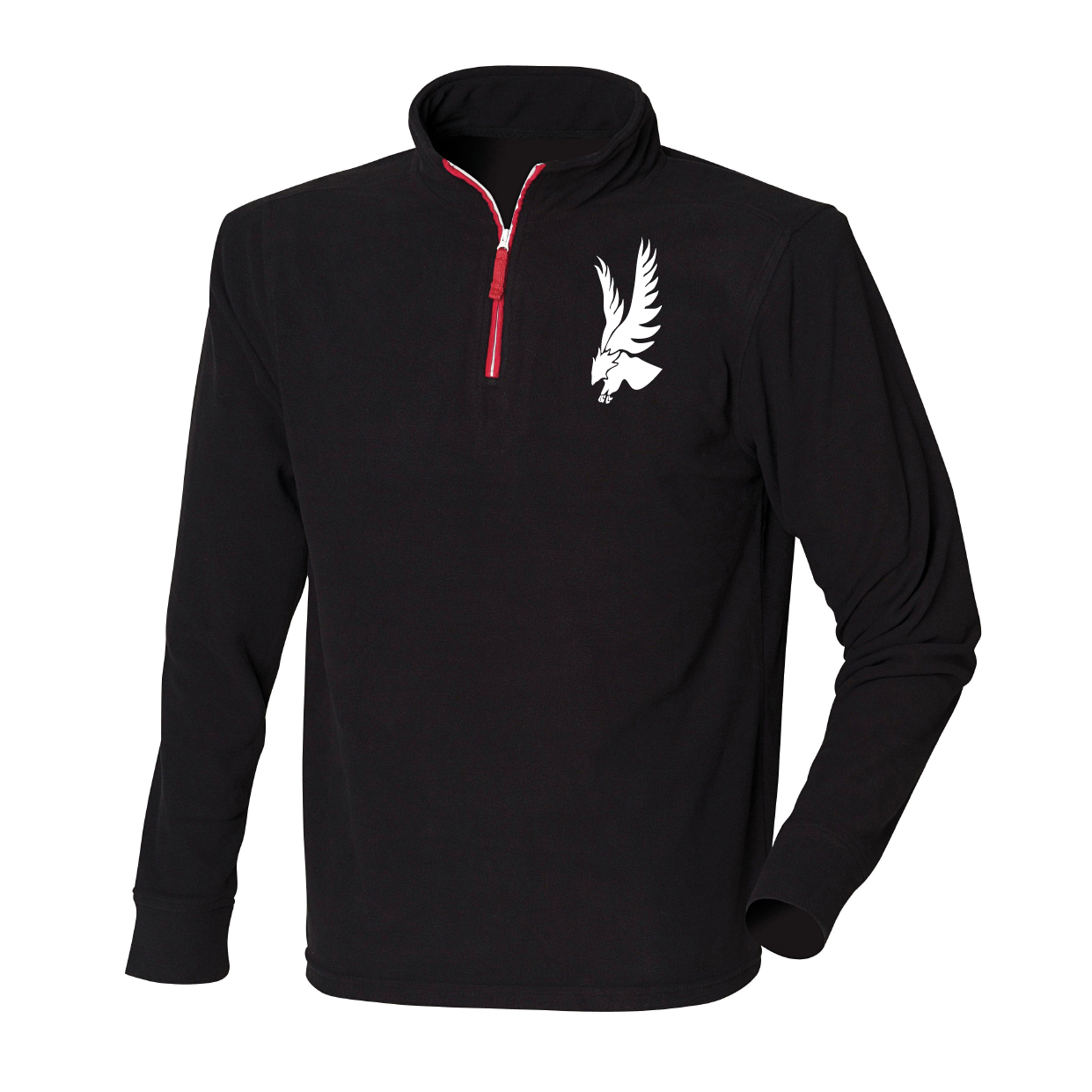 Hawks Ultimate - 1/4 Zip Fleece - Black / Red / White