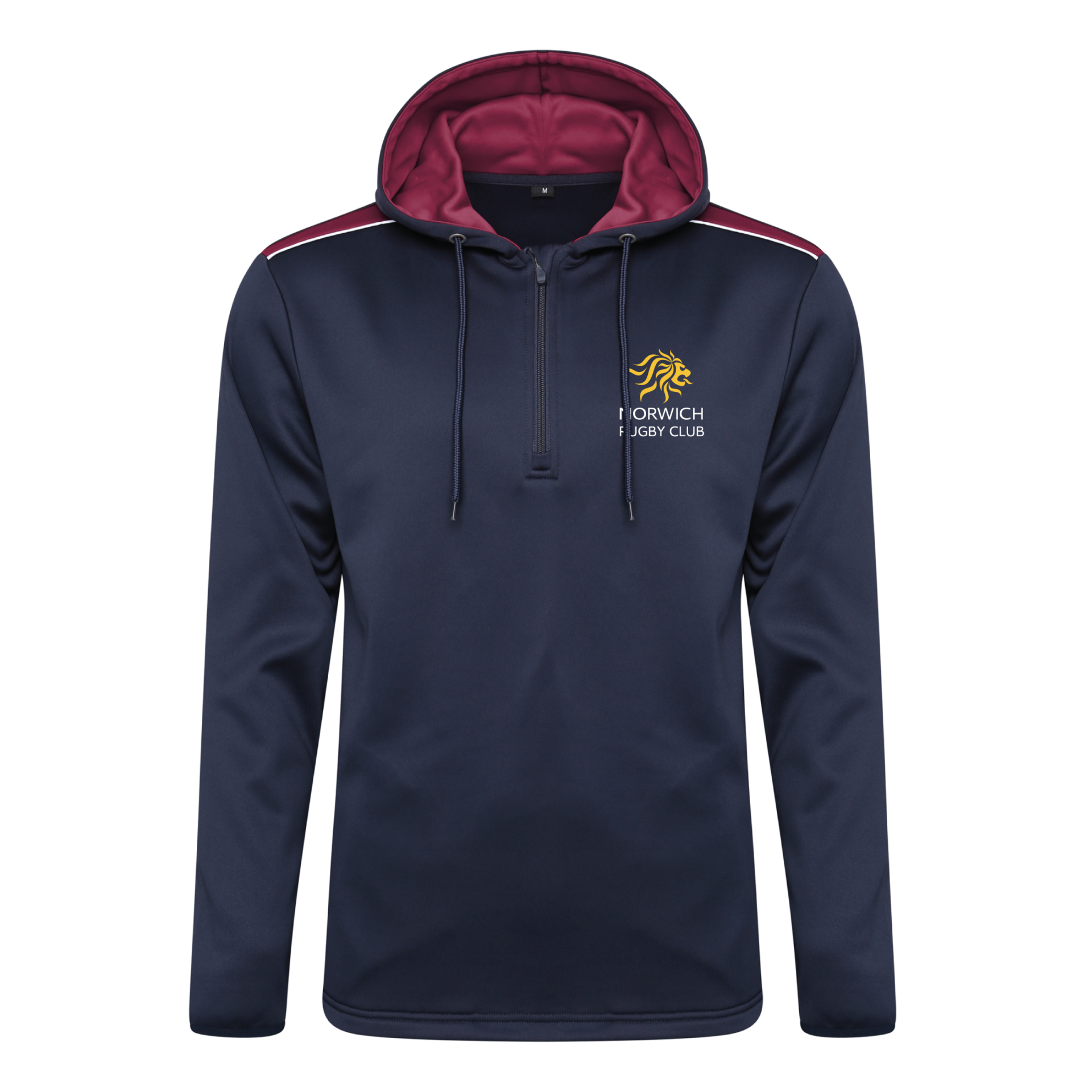 Norwich RFC - Heritage Hoodie - Navy / Maroon
