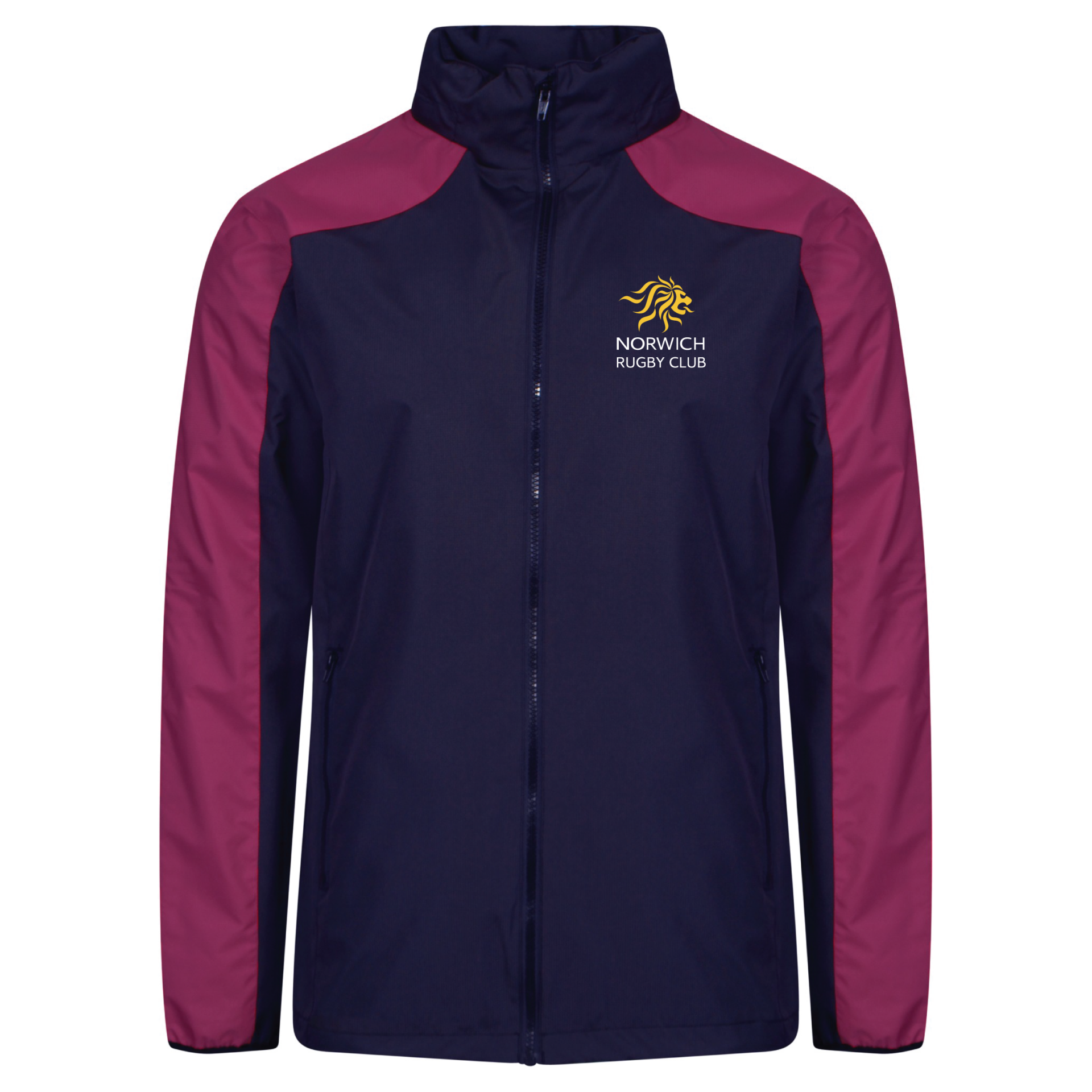 Norwich RFC - Shower Jacket - Navy / Maroon
