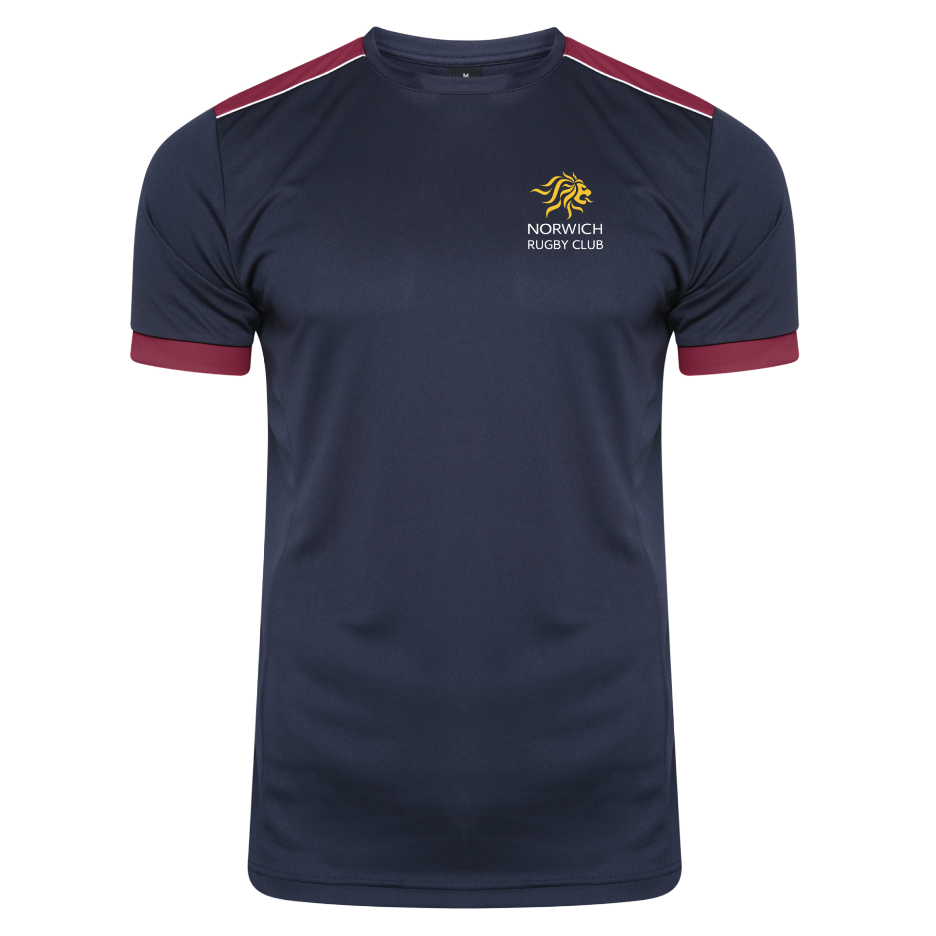 Norwich RFC - Heritage Training Tee - Navy / Maroon