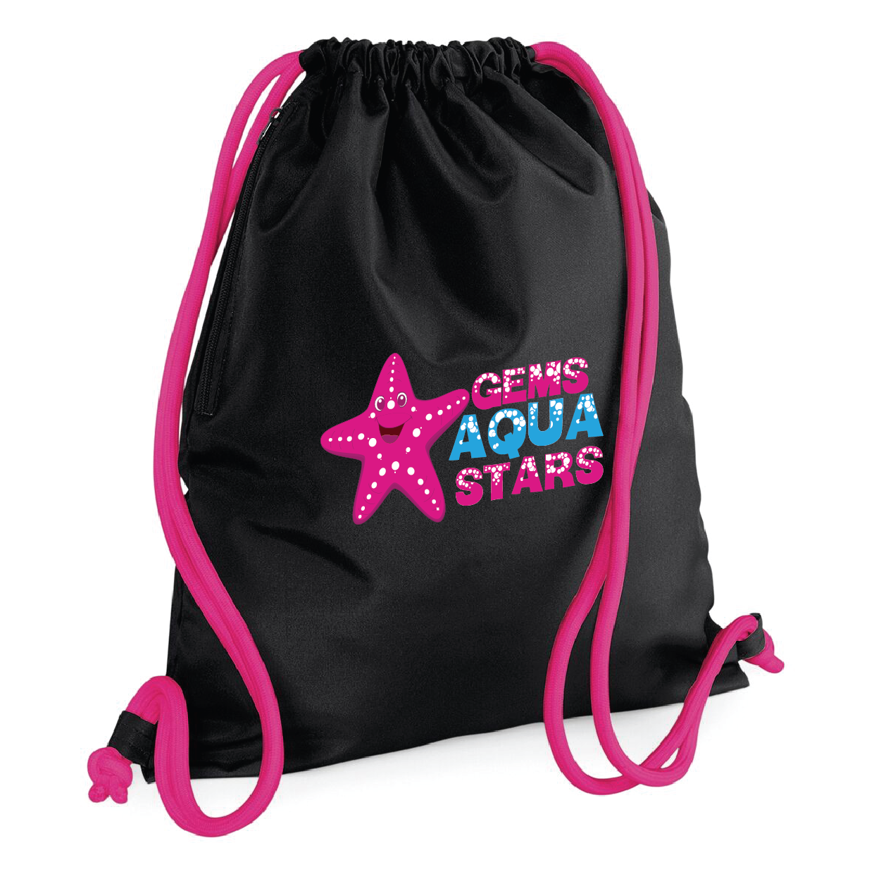 Gems AquaStars - Icon Gym Bag - Black/Pink