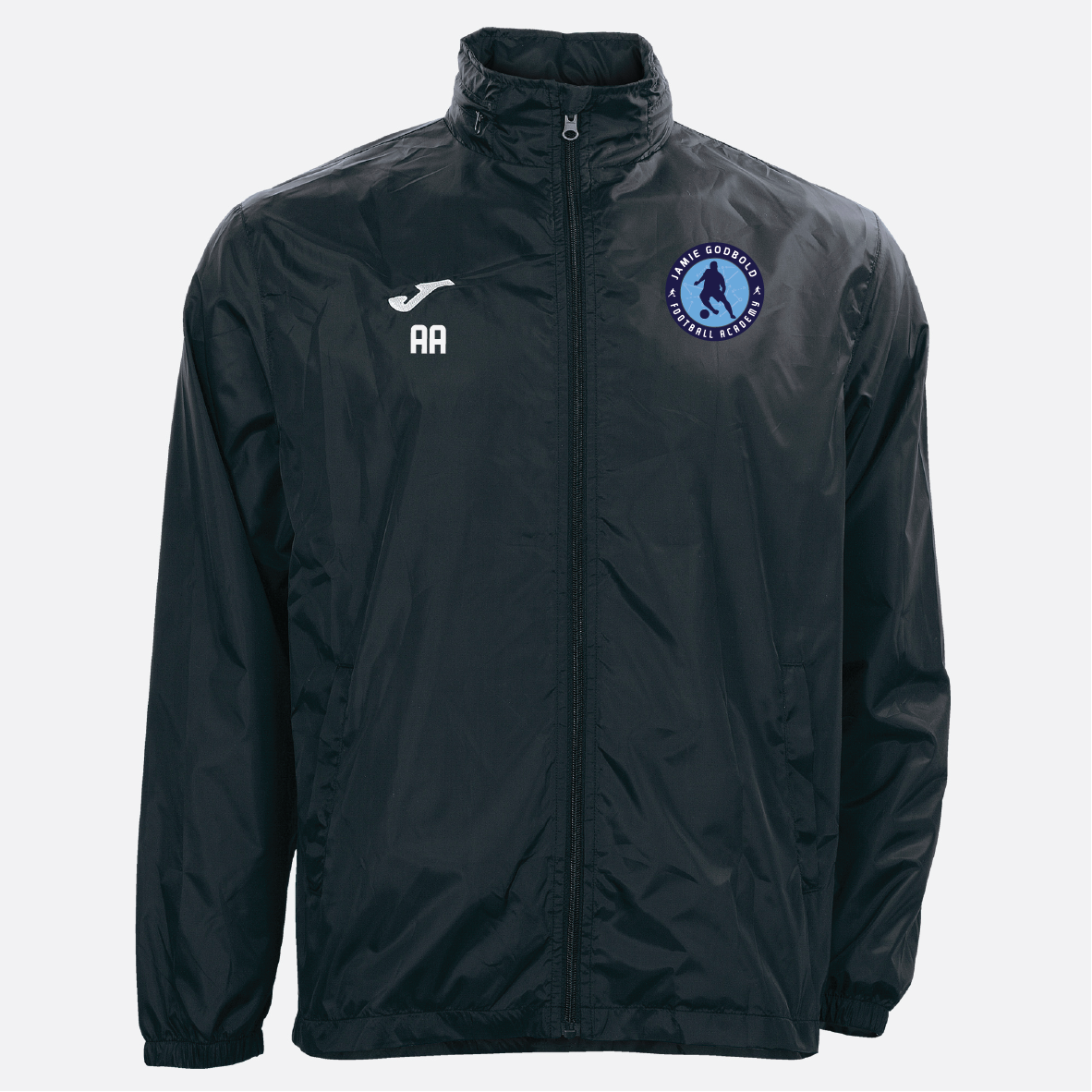 Jamie Godbold Football Academy - Joma Iris Rain Jacket - Black