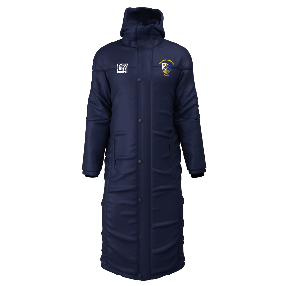 L&Y Rugby - Contoured Bench Coat - Navy