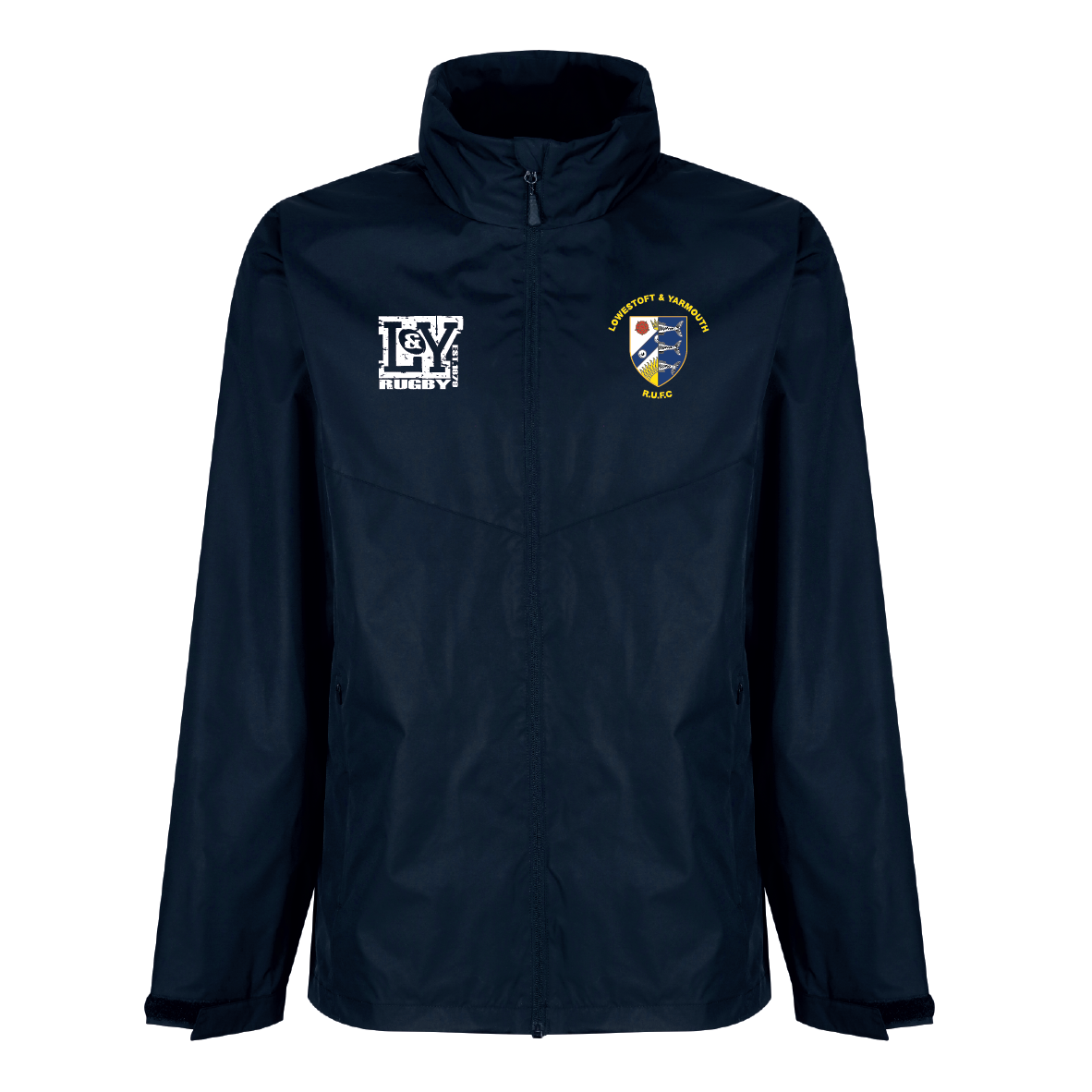 L&Y Rugby - Premium Rain Jacket - Navy