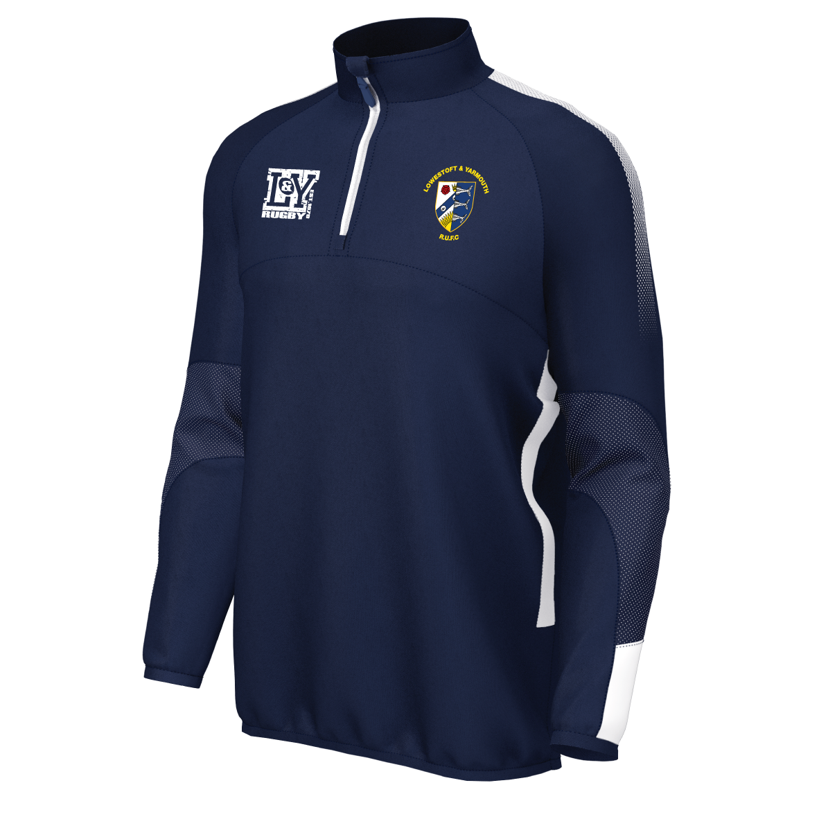 Lowestoft & Yarmouth RUFC - EDGE Pro Midlayer - Navy/White