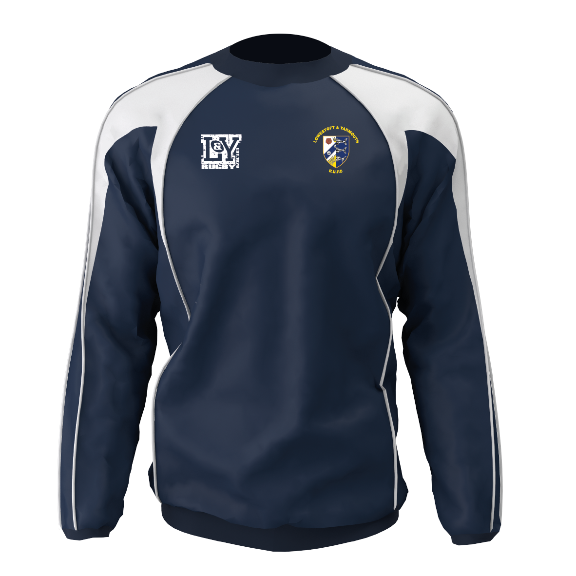 L&Y Rugby - Pro Training Top - Navy/White