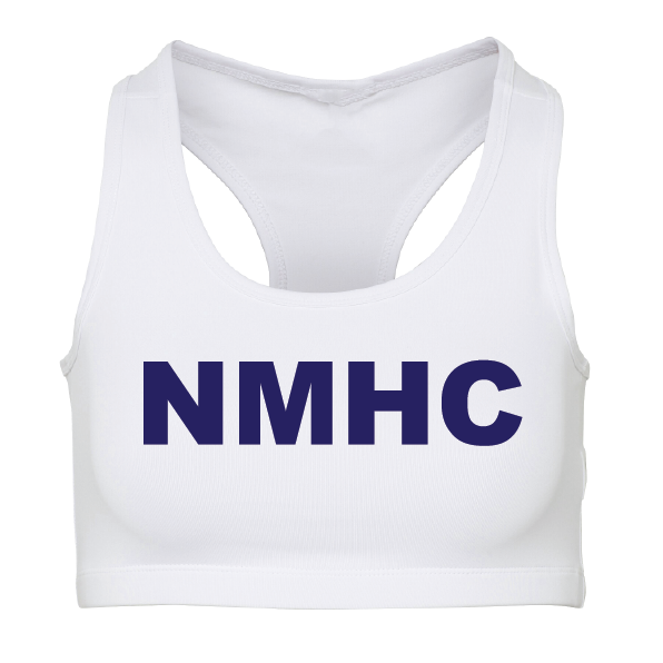 Norwich Medics Hockey Club - Girlie cool sports crop top - White