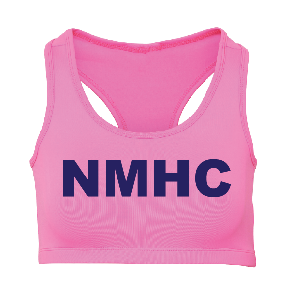 Norwich Medics Hockey Club - Girlie cool sports crop top - Electric Pink
