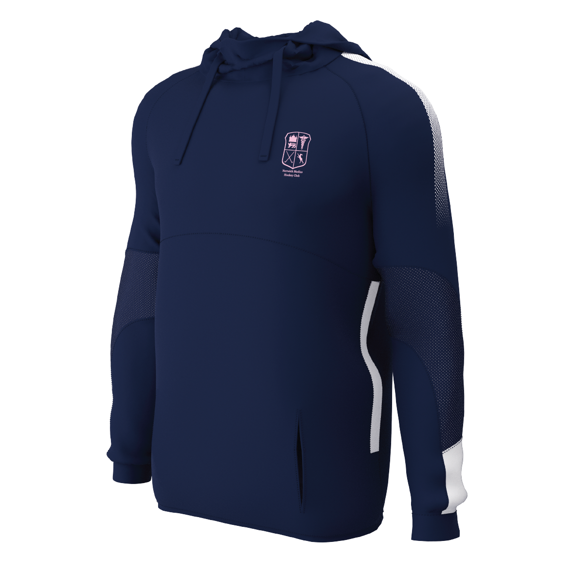 Norwich Medics Hockey Club - EDGE Pro Hoodie - Navy / White