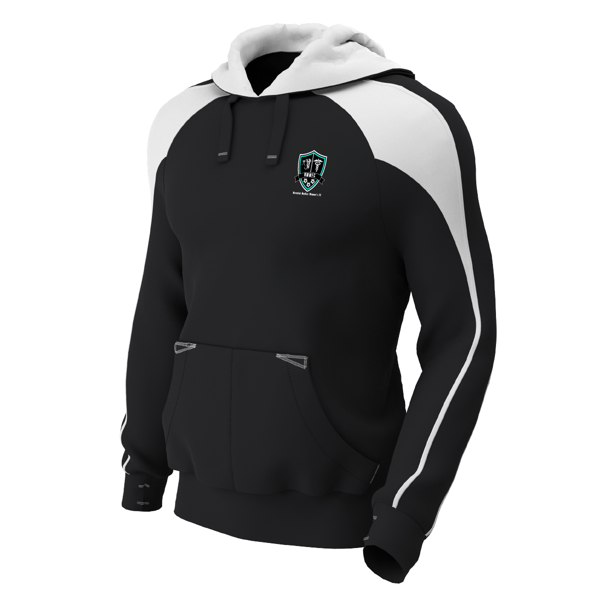NMWFC - Premium Pro Hoody - Black / White