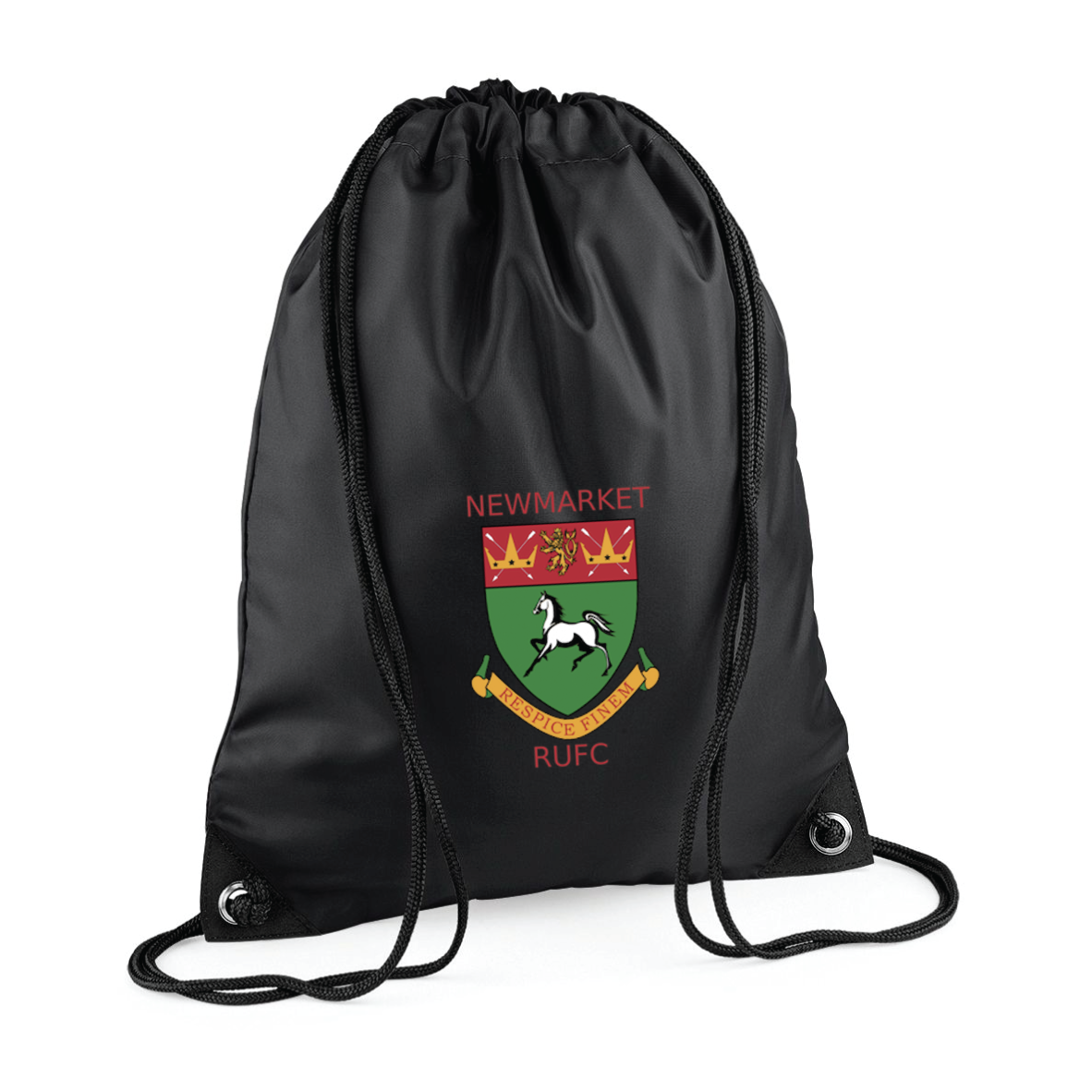 Newmarket RUFC Bootbag - Gym Sac - Black