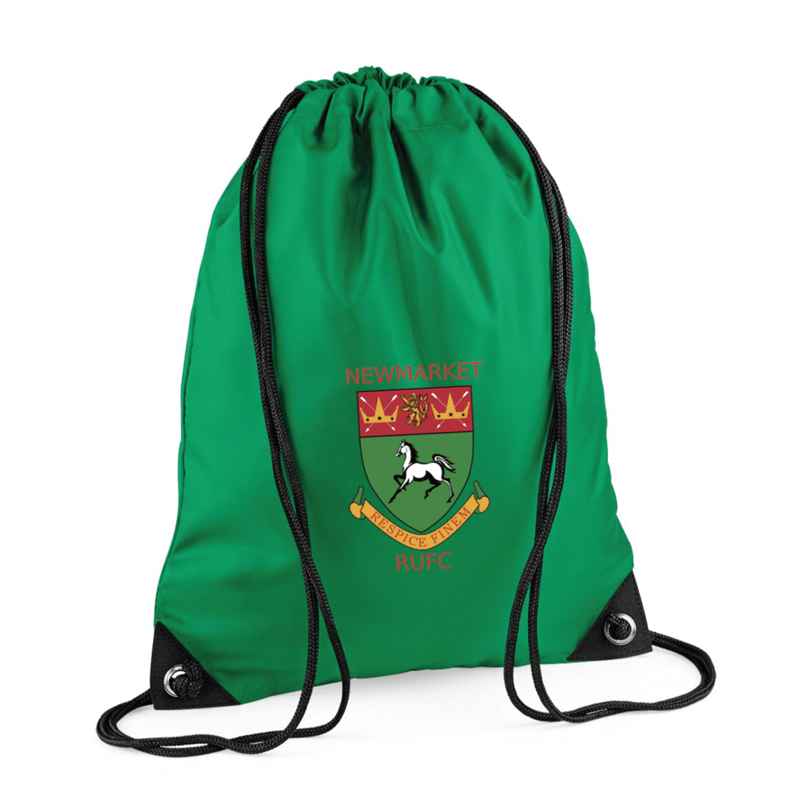 Newmarket RUFC Bootbag - Gym Sac - Green