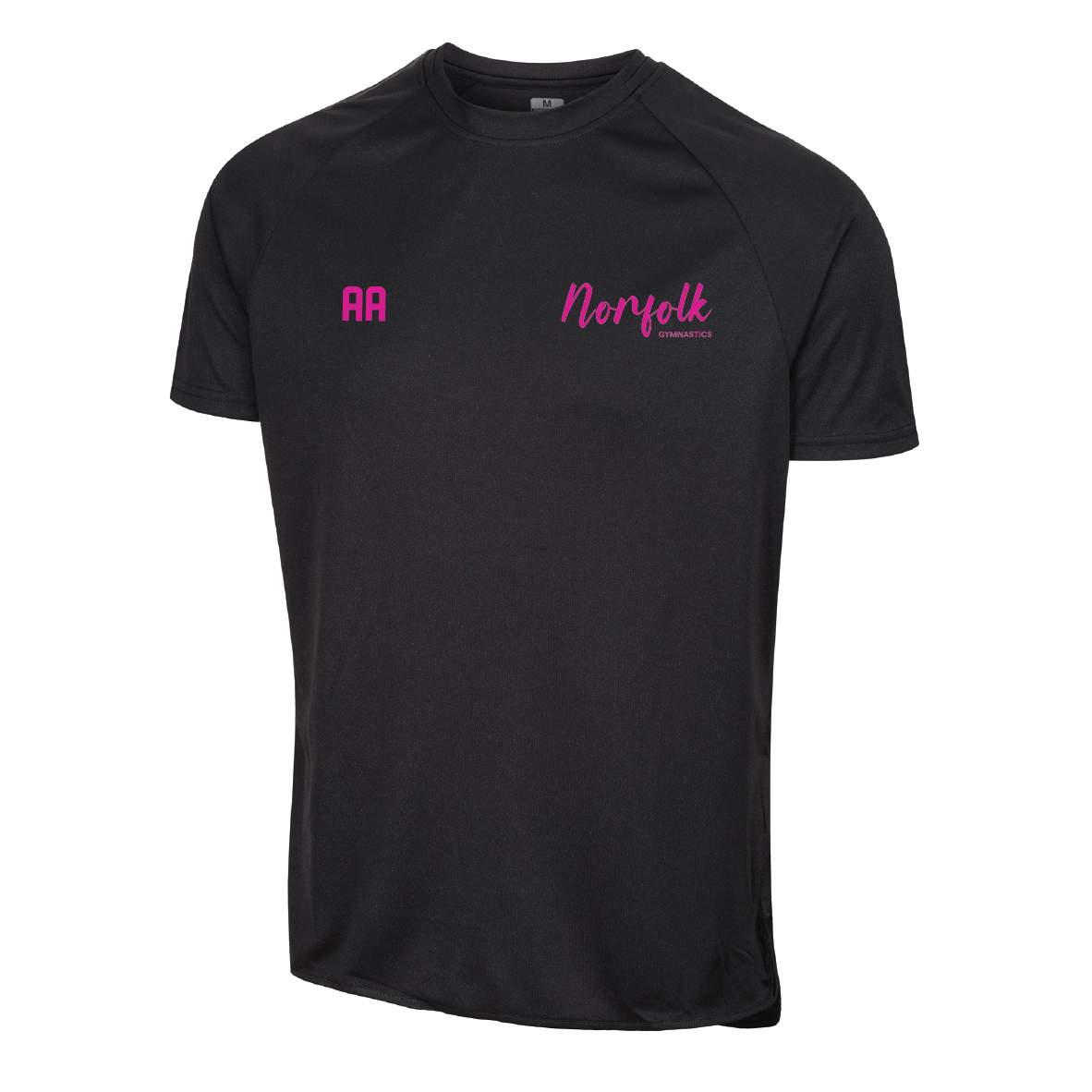 Norfolk Gymnastics Squad - Edge Pro Tee - Black/Black
