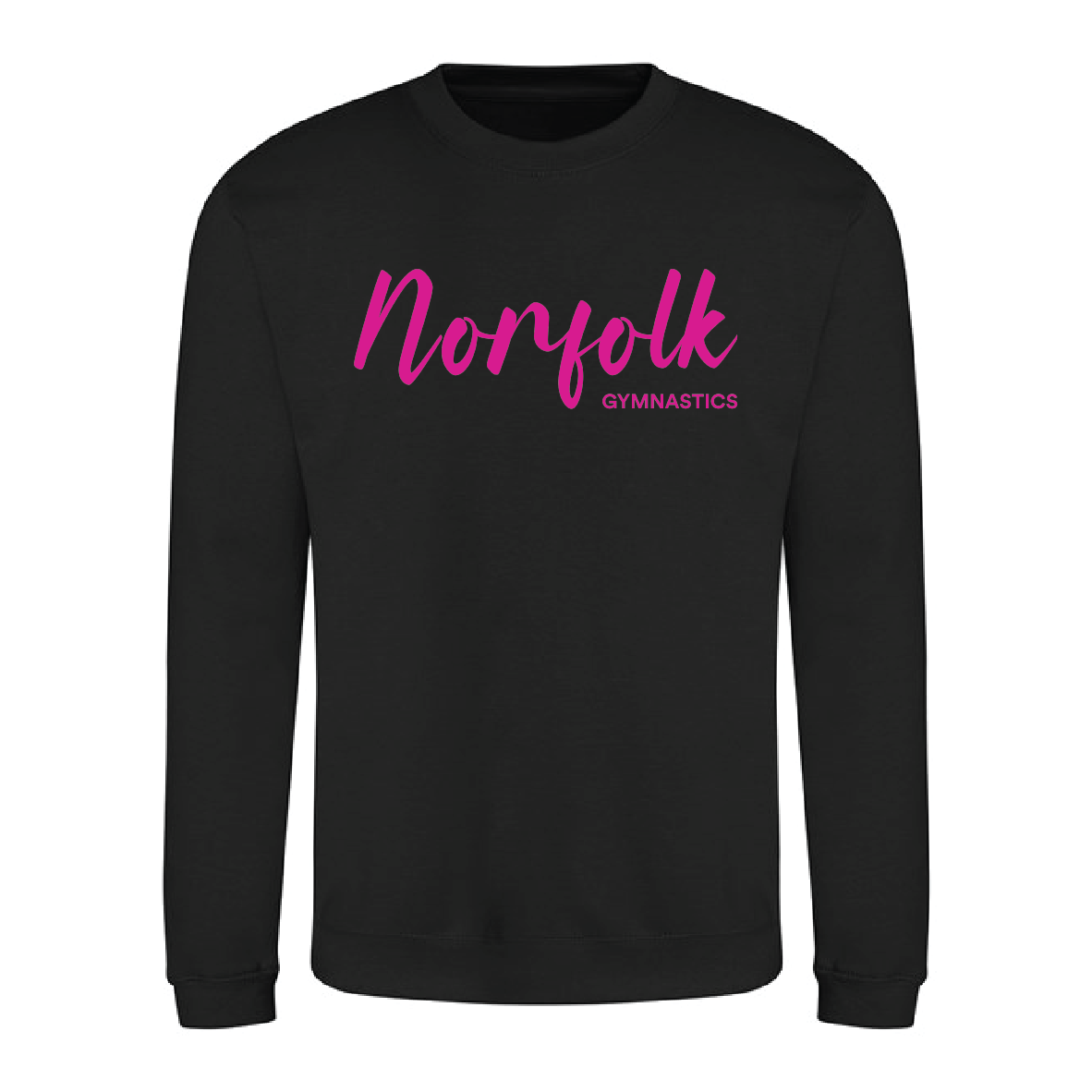 Norfolk Gymnastics Squad - Classic Sweatshirt - Black