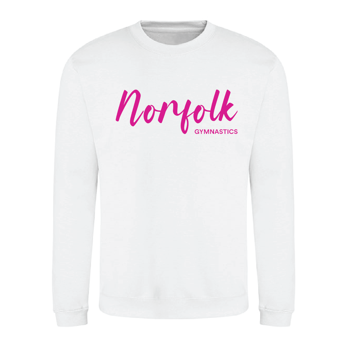 Norfolk Gymnastics Squad - Classic Sweatshirt - White