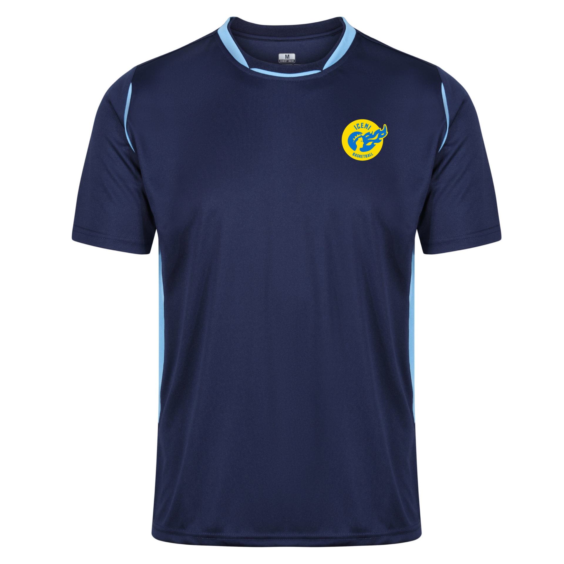 Iceni Basketball - Pro Training Tee - Navy/Sky