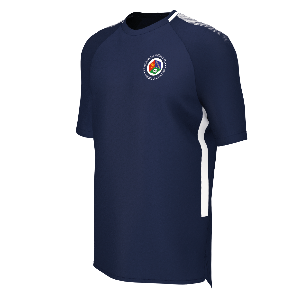 Norwich Medics Football Club - EDGE Pro Training Tee - Navy/White