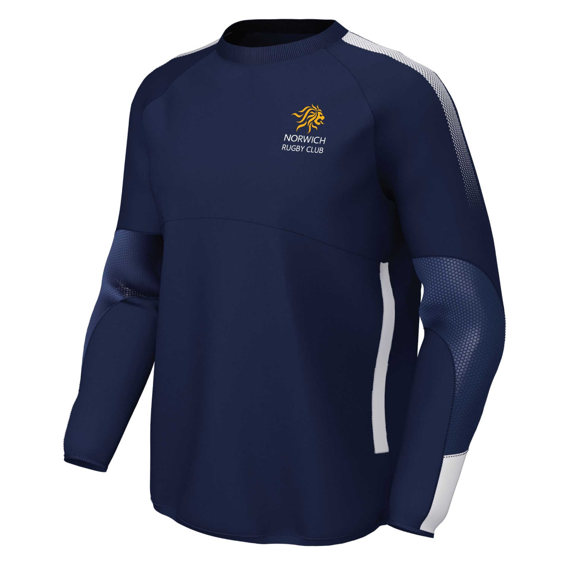 Norwich RFC - EDGE Contact Top - Navy / White