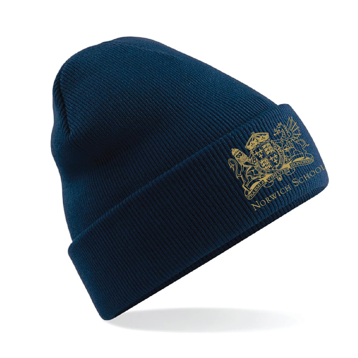 Norwich School Rugby - Original Cuffed Beanie - Navy