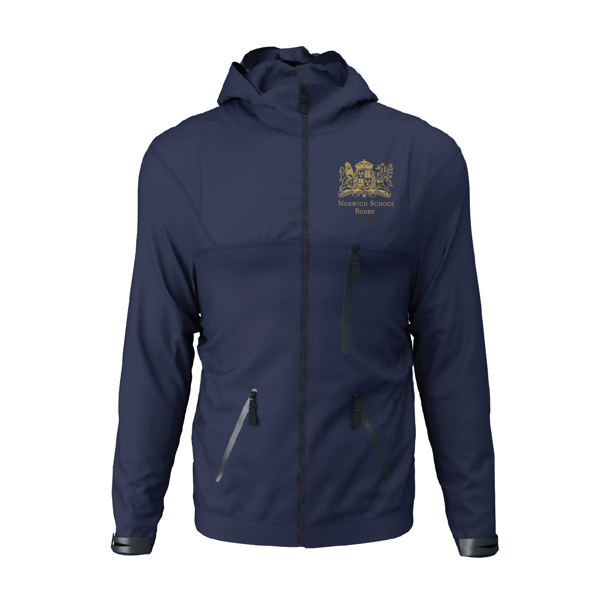 Norwich School Rugby - Technical Jacket - Navy