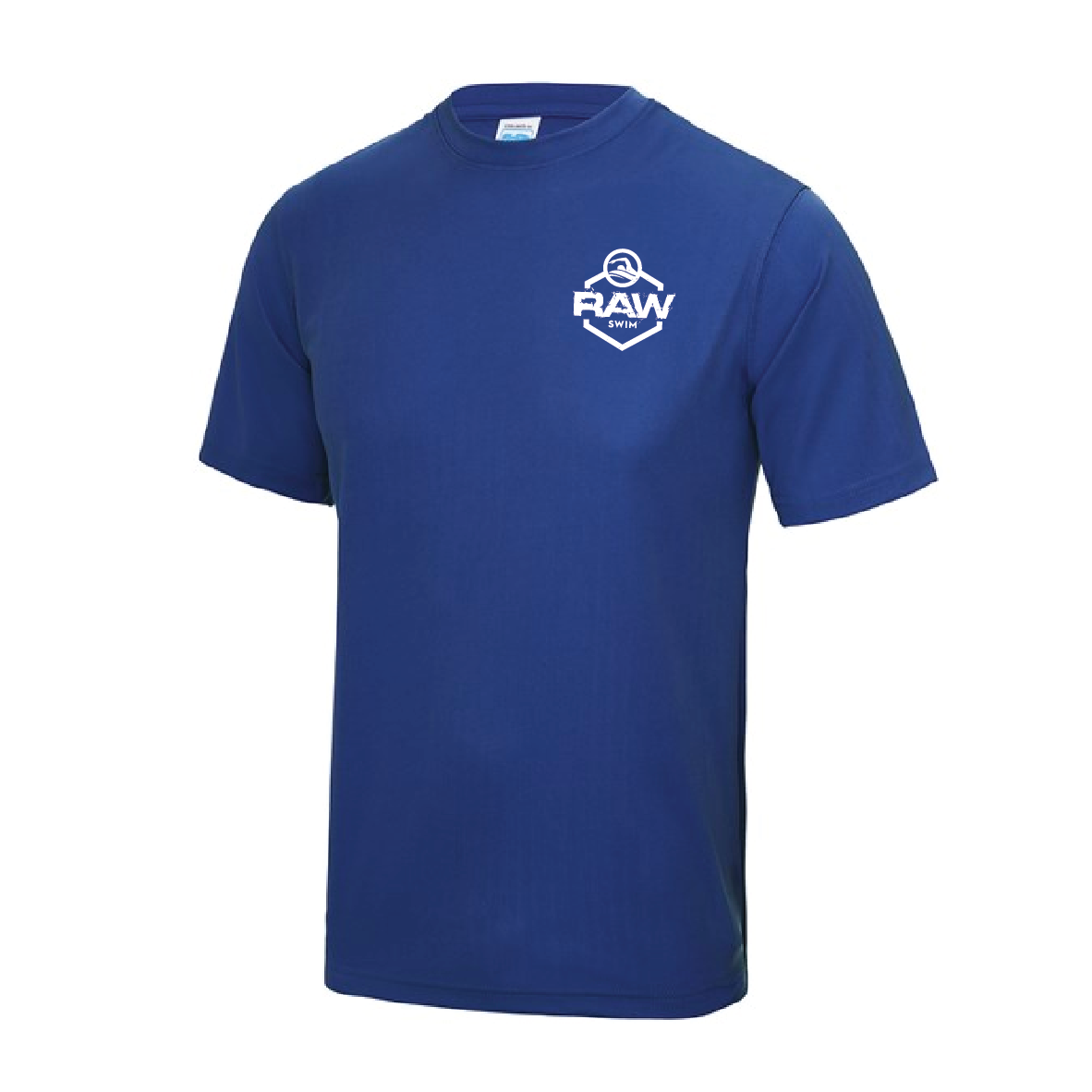 Raw Swim - Cool Tee - Royal Blue