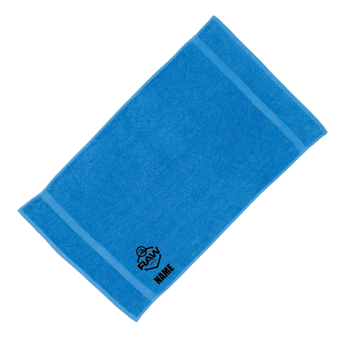 Raw Swim - Luxury Bath Towel - Bright Blue