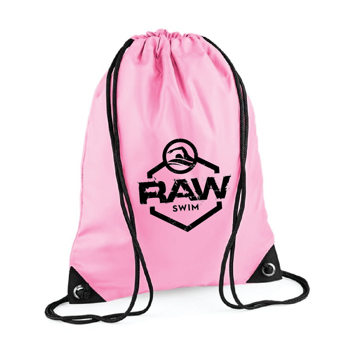 Raw Swim - Premium Gymsac - Classic Pink