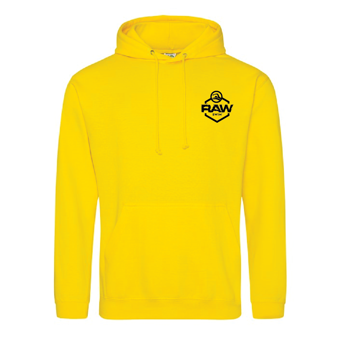 Raw Swim - College Hoodie - Sun Yellow