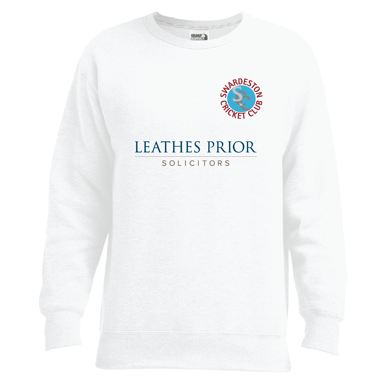 Swardeston CCs - Crew Neck Sweatshirt - White
