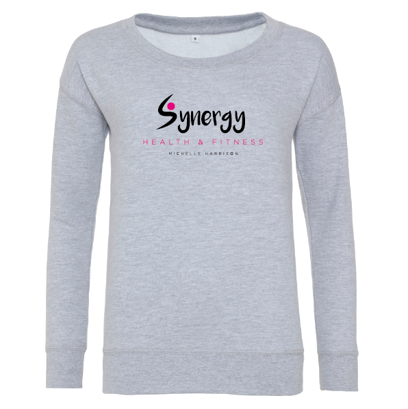 Synergy Health & Fitness - Ladies Sweatshirt - Heather Grey