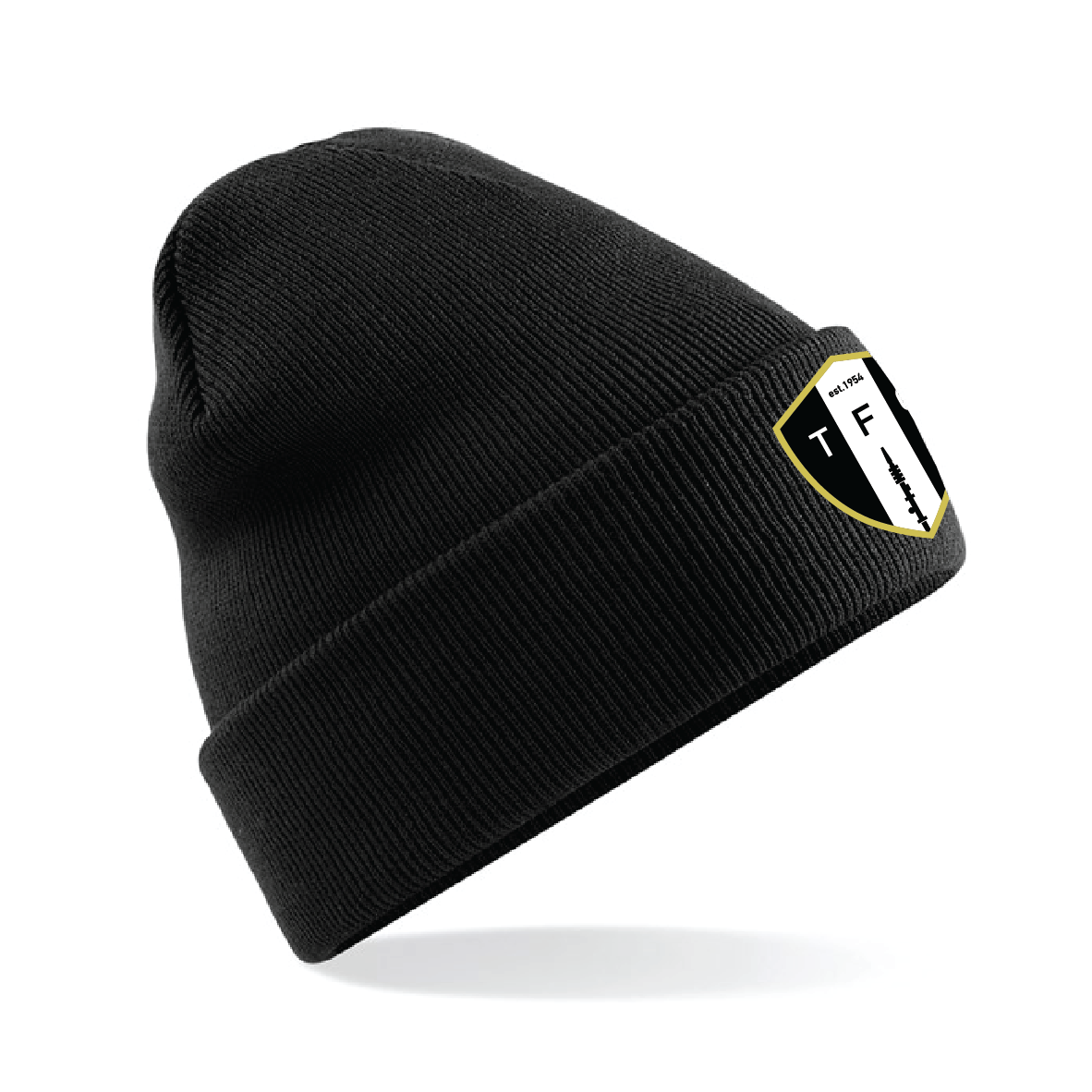 Tacolneston FC - Original Cuffed Beanie - Black