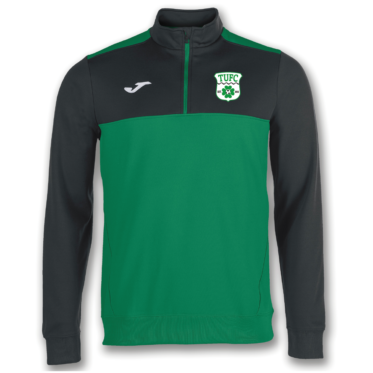 Tasburgh United F.C. - Joma Winner 1/4 Zip Sweatshirt - Green Black