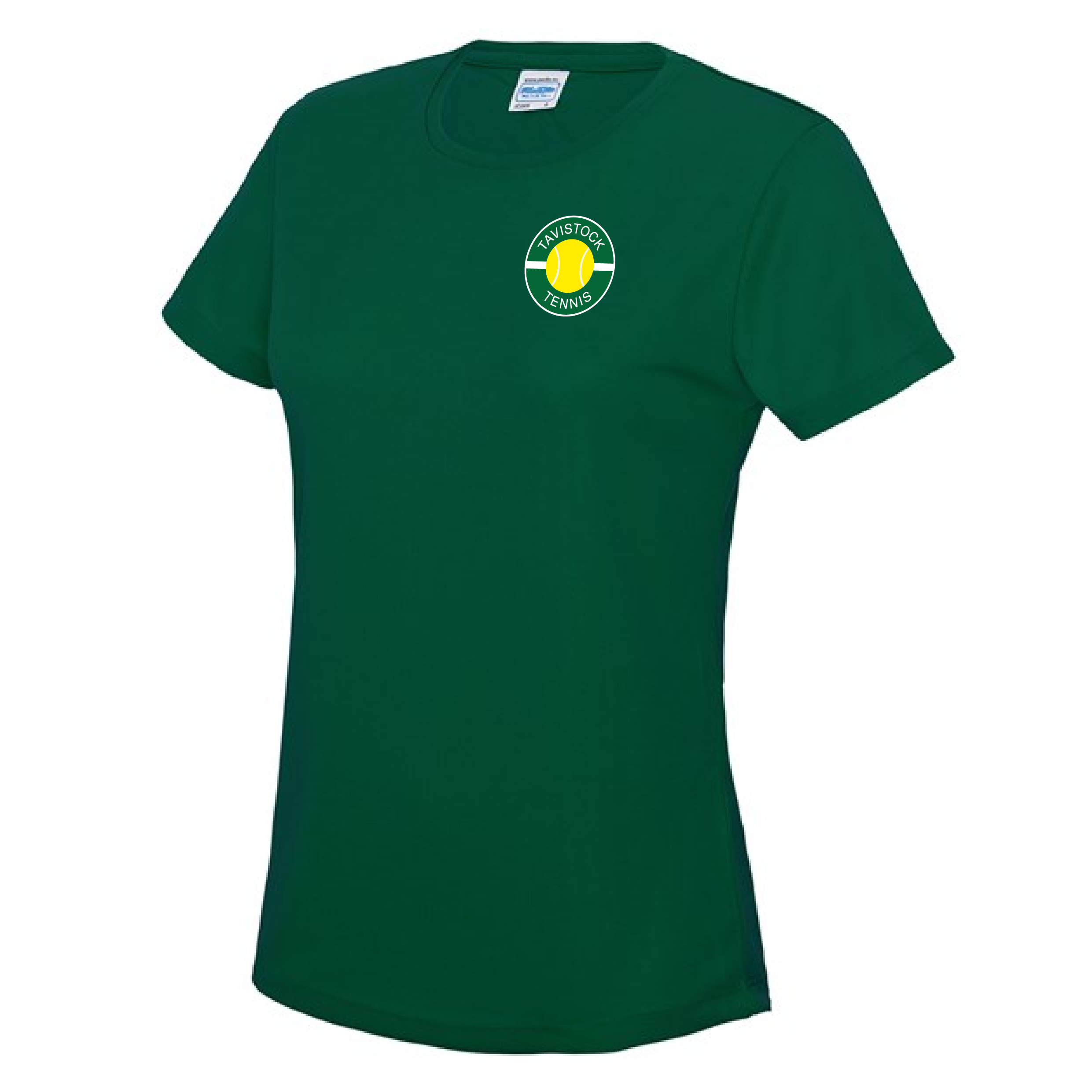 Tavistock Tennis Club - Ladies Cool T-Shirt - Arctic White, Bottle Green, Heather Grey, Jet Black & Oxford Navy