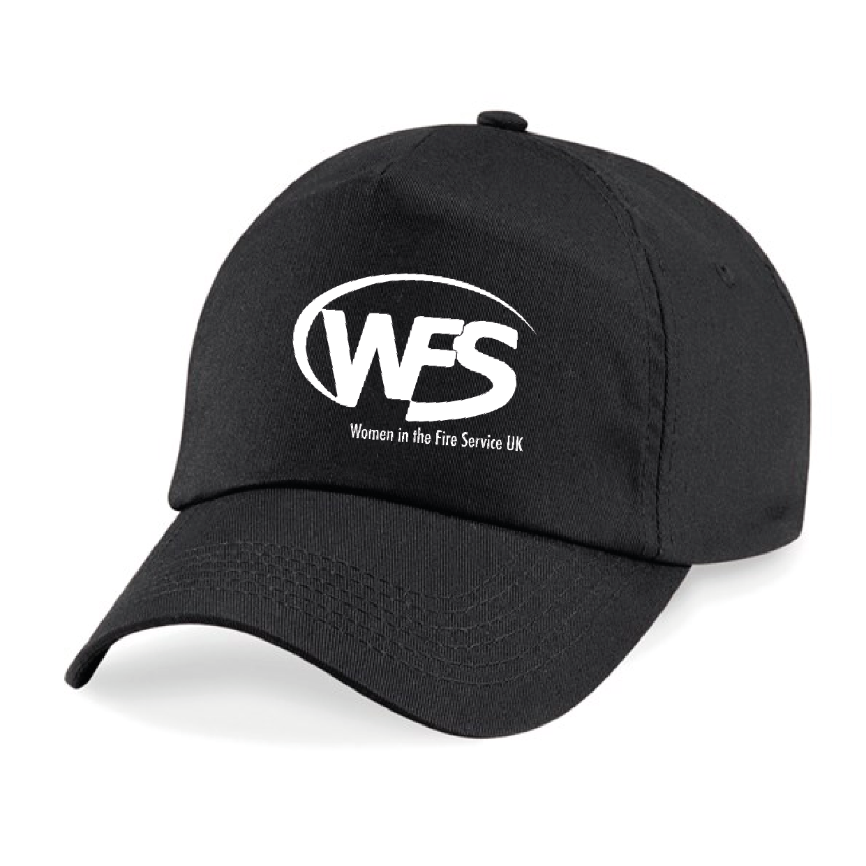 Women in the Fire Service UK - Original 5-Pannel Cap - Black