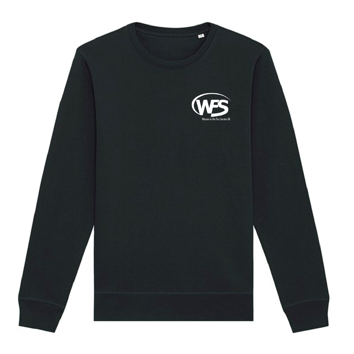 Women in the Fire Service UK – Crew Neck Sweatshirt – Black