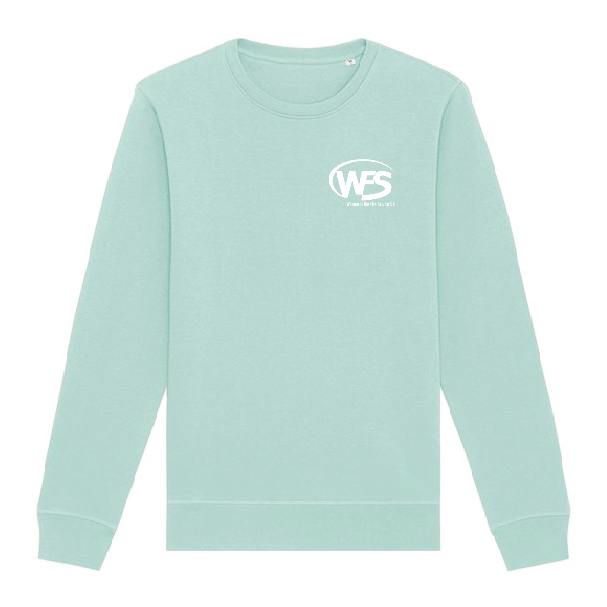 Women in the Fire Service UK – Crew Neck Sweatshirt – Caribbean Blue