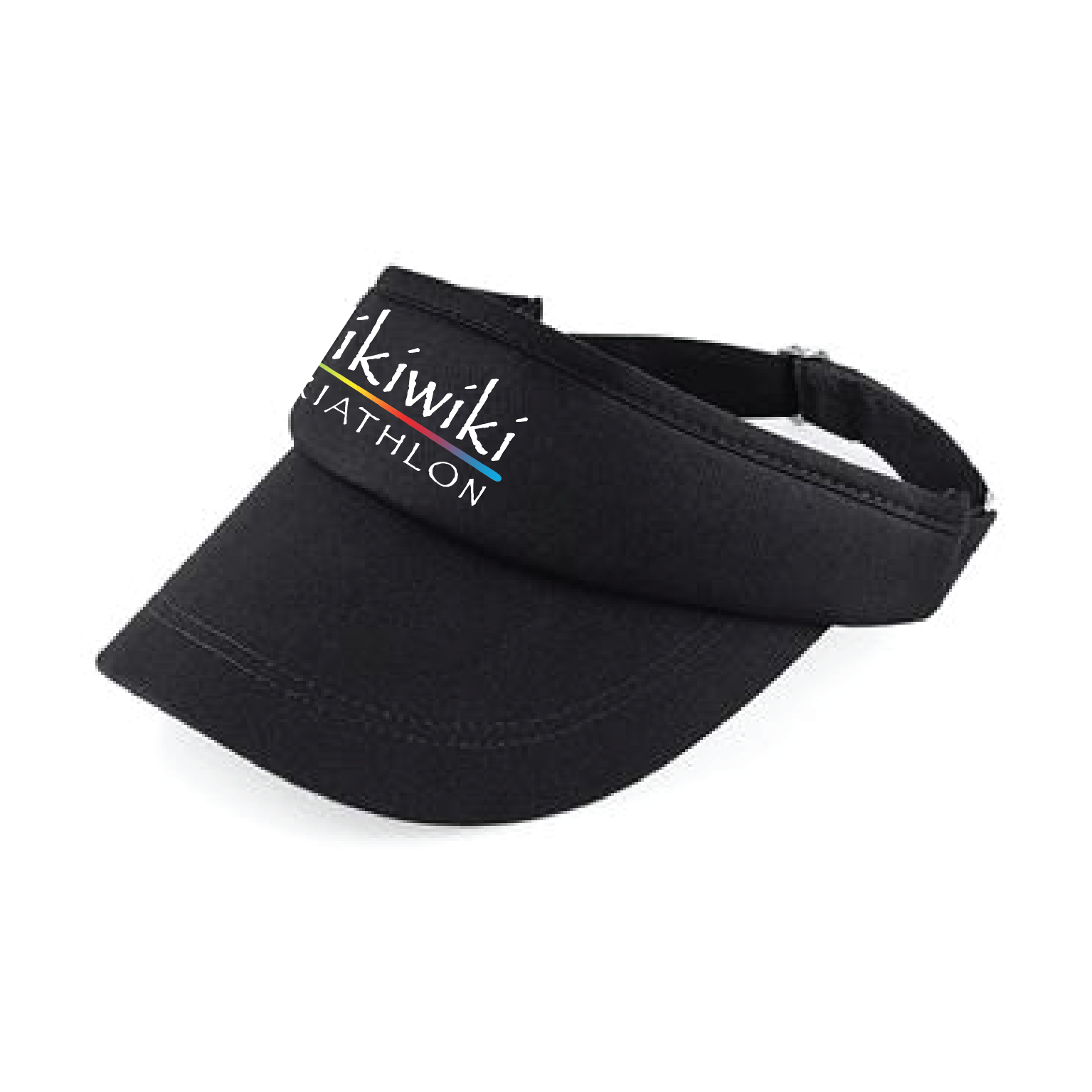 Wikiwiki Triathlon Sports Visor - Black