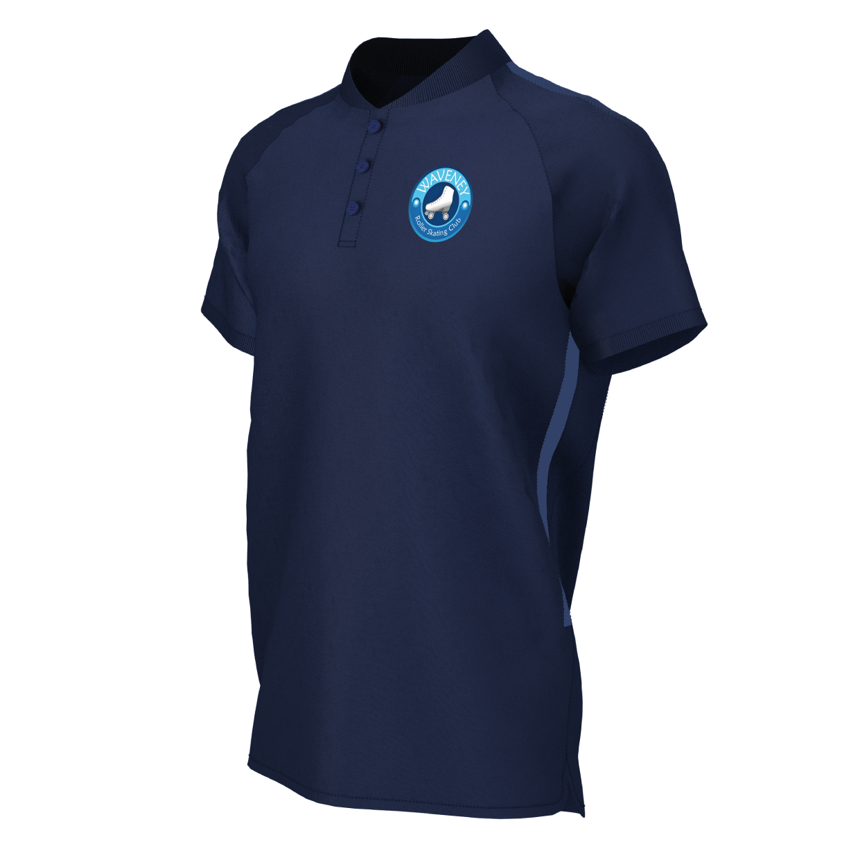 Waveney Roller Skating Club - EDGE Team Polo - Navy