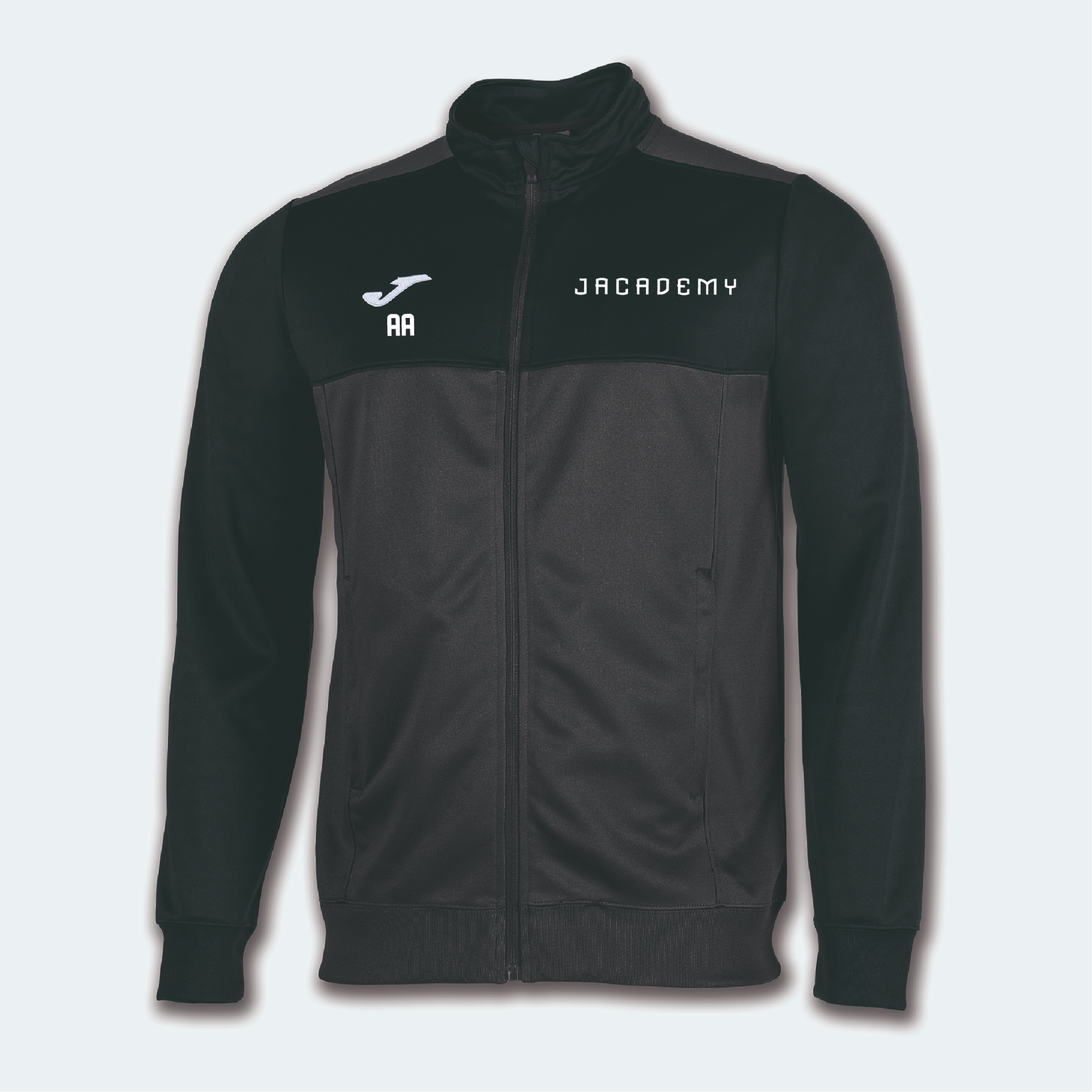 JACADEMY - Joma Winner Full Zip Sweatshirt - Anthracite Black