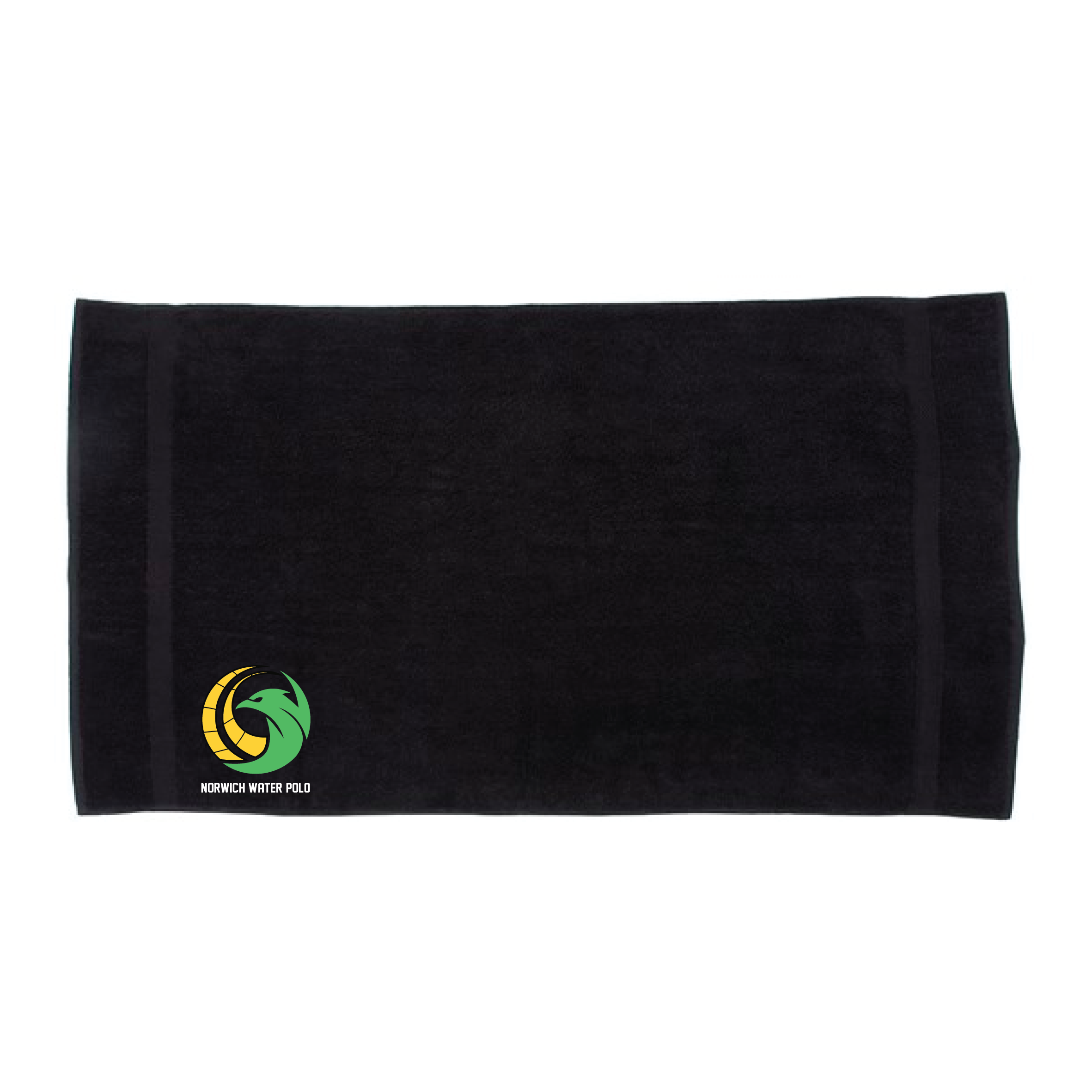 Norwich Water Polo - Luxury Range Bath Towel - Black