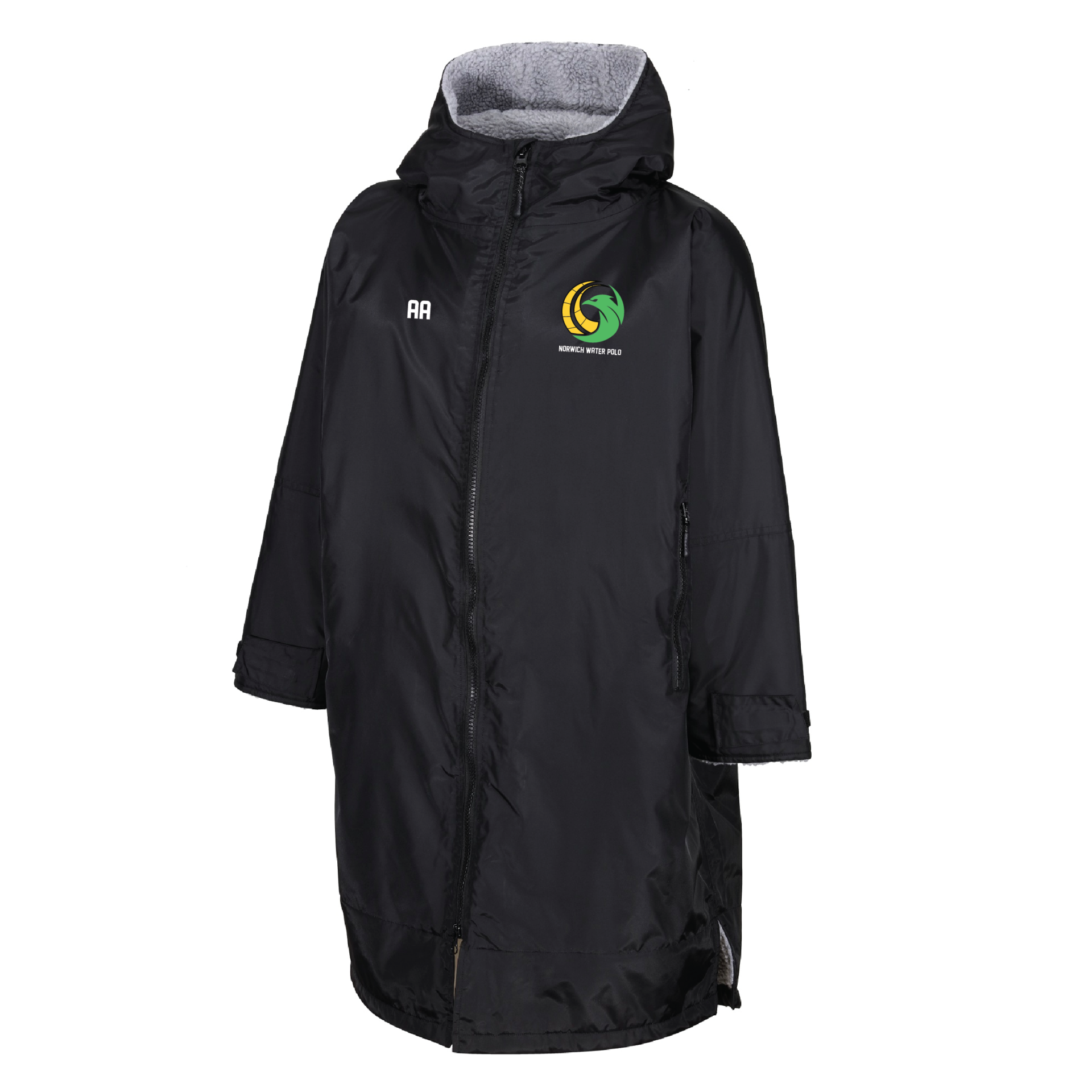 Norwich Water Polo - Weatherproof Changing Robe - Black
