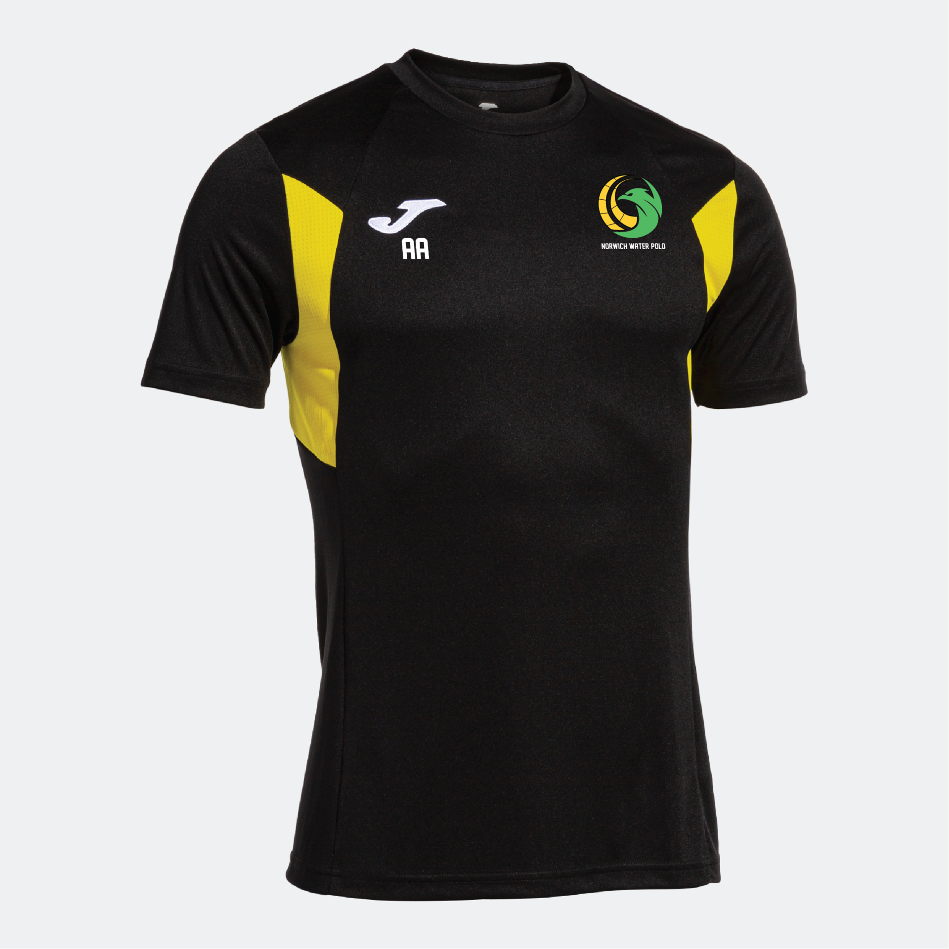 Norwich Water Polo - Joma Winner III Shirt - Black Yellow