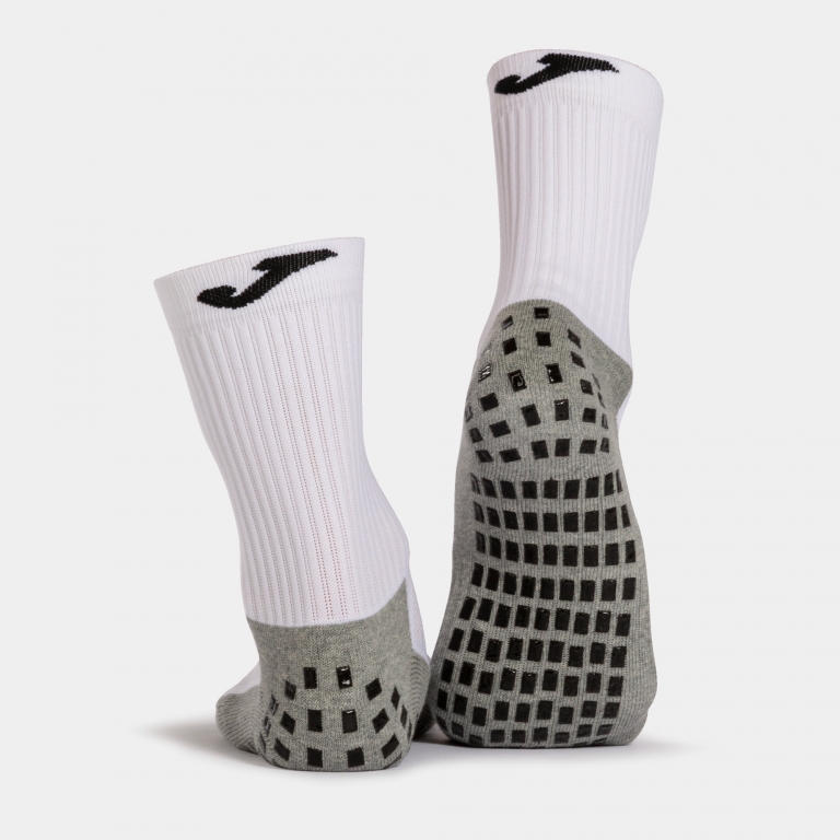 Joma White Grip Socks